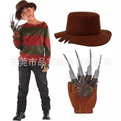 ハロウィーンマスクラテックスの頭セットフレディの同じマスク手袋帽子バー舞踏会cosコスプレ