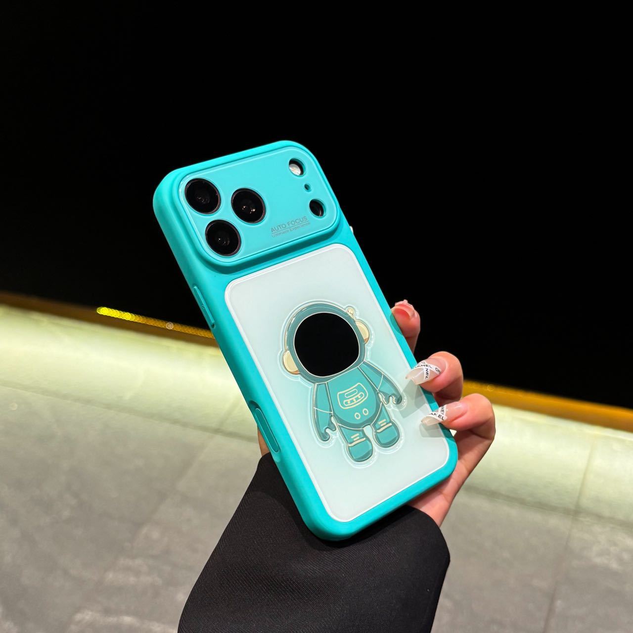 Funda para iPhone de Astronauta 3D de PC, Resistente a Caídas y Antigolpes image 13