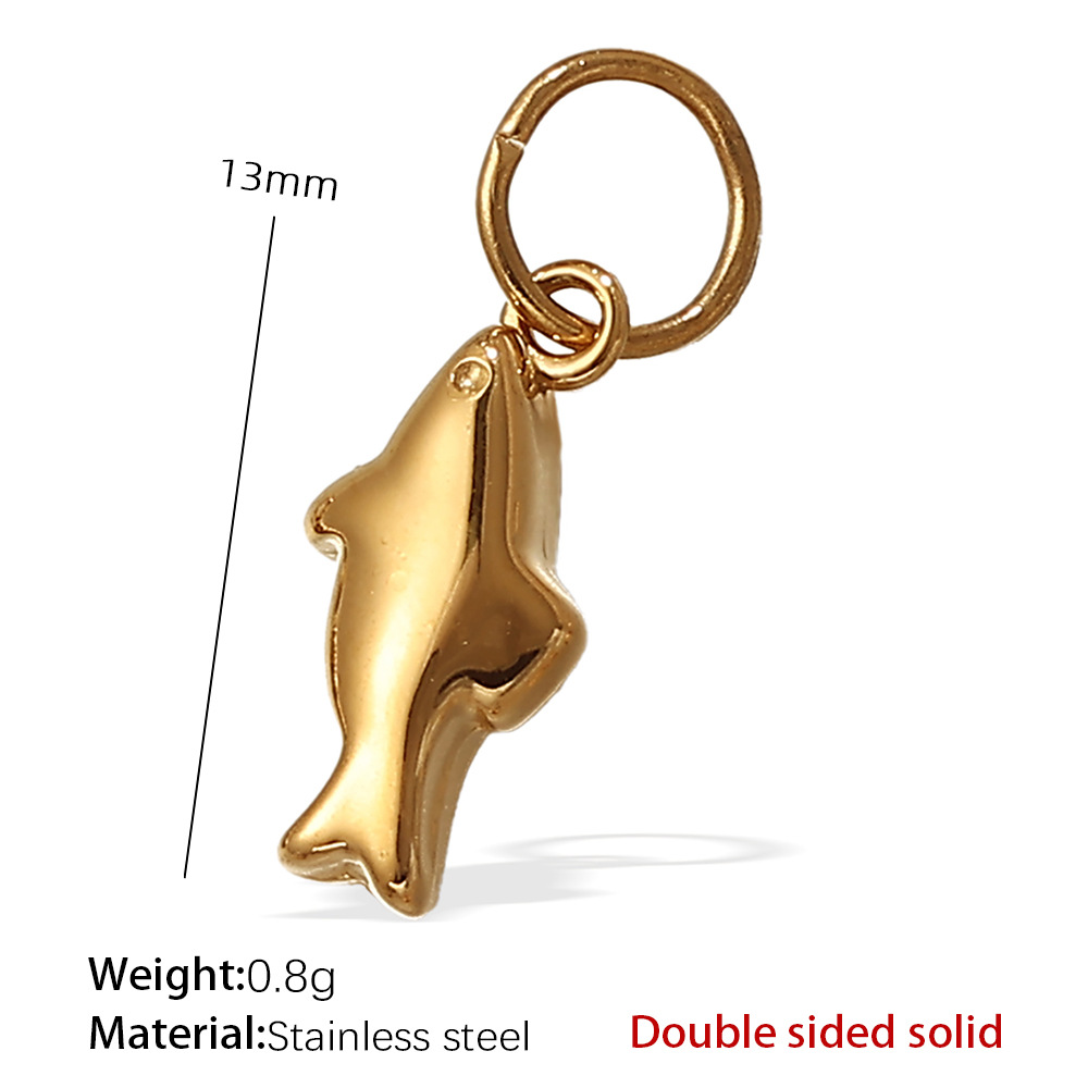 Accesorios de joyería transfronterizos europeos y americanos colgante tridimensional de simulación colgante en forma de corazón de pingüino cereza colgante de collar casero de bricolaje