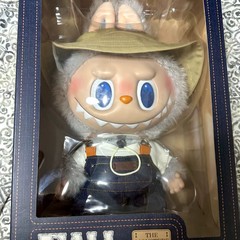 Labubu ラブブ 38 センチメートル大春ワイルドホームシリーズビニールぬいぐるみ手作りおもちゃ祖国バージョン