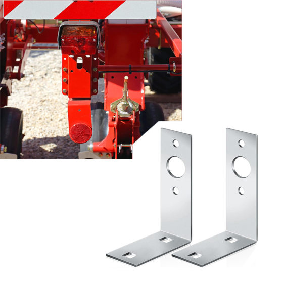 Heavy Duty Trailer Metal Light Bracket L Shape Mount Tail Light Bracket Mounting Accessories for Marine Trailer Tail Light