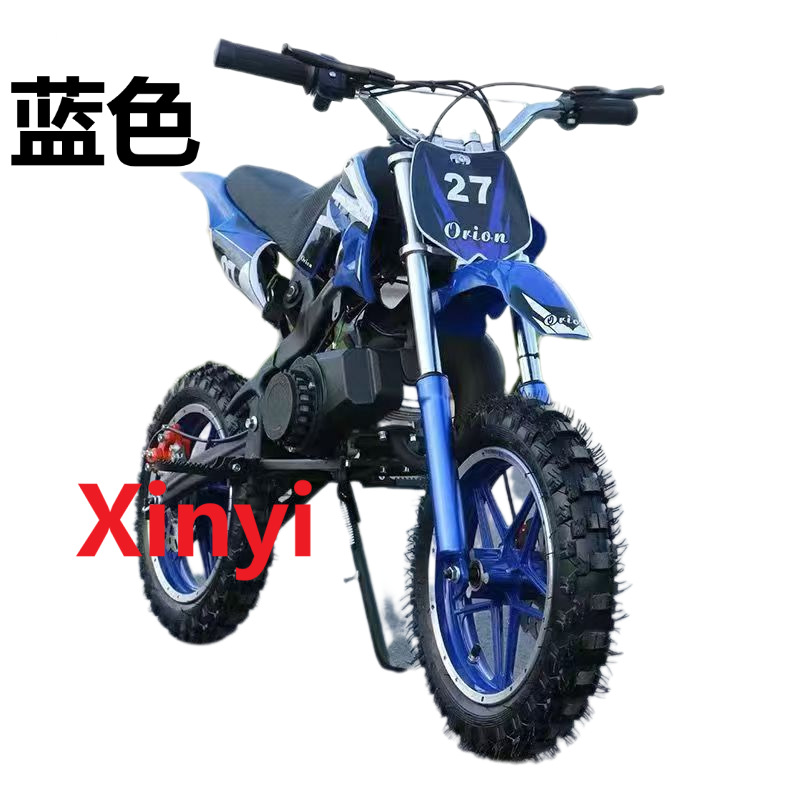 Motocicleta infantil de dos tiempos y 49cc, pequeña todoterreno para playa.