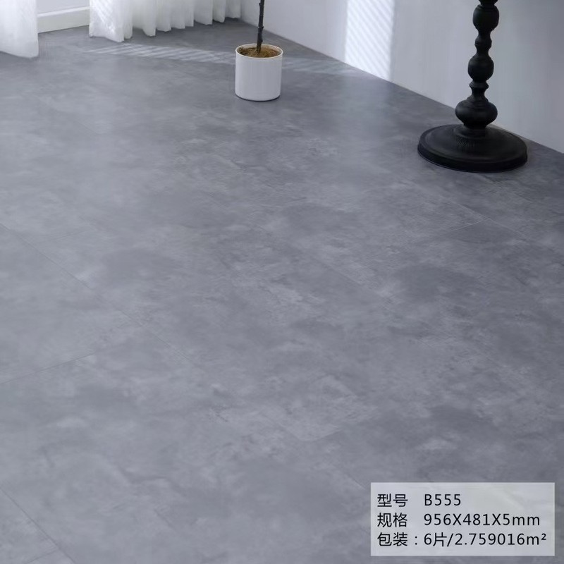 SPC石塑床5mm石晶木床バックル式pvc滑り止め家庭用自装ホテルオフィス工事|undefined