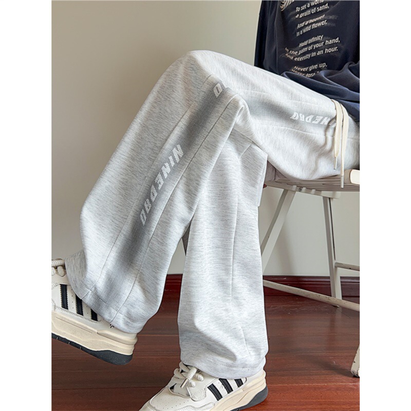 American Style Trendy Striped Sweatpants Men's 2024 Spring and Autumn New All-match Casual Pants Loose Straight Sports Pants American Style Trendy Striped Sweatpants Men's 2024 Spring and Autumn New All-match Casual Pants Loose Straight Sports Pants