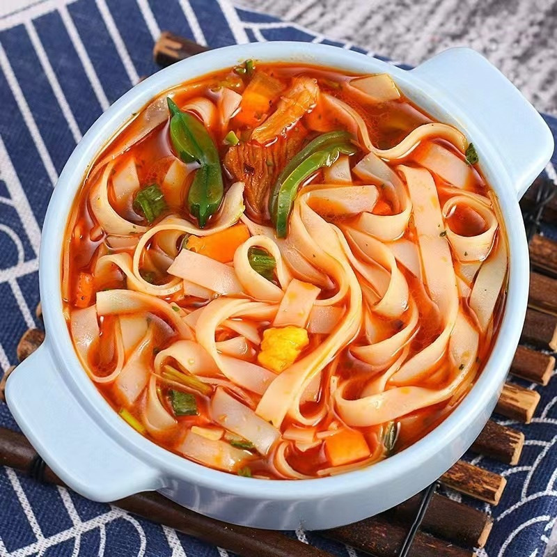 陈村河粉冲泡速食非油炸袋装广东河粉酸辣工作加班夜宵批发一整箱|undefined
