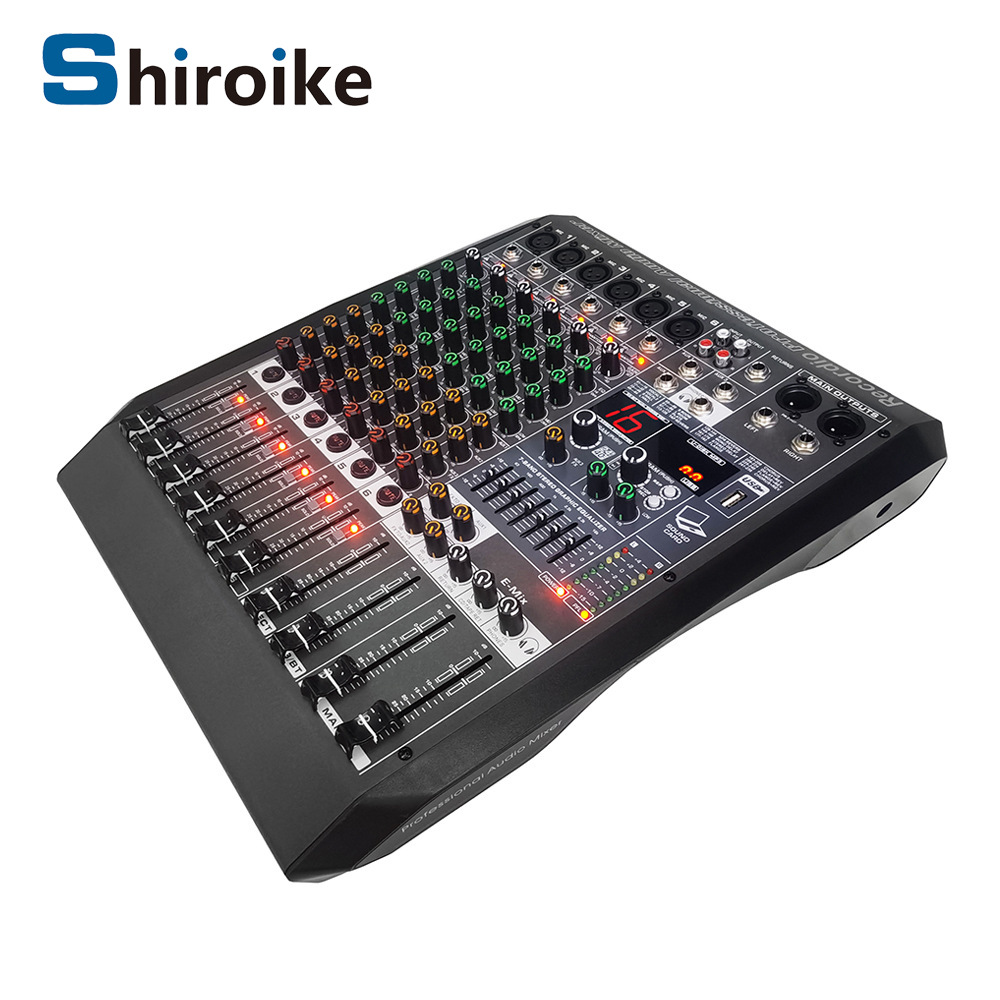 GAX-ME6 홈 6 채널 DSP 잔향 믹서 스테이지 6 채널 블루투스 기능 믹서