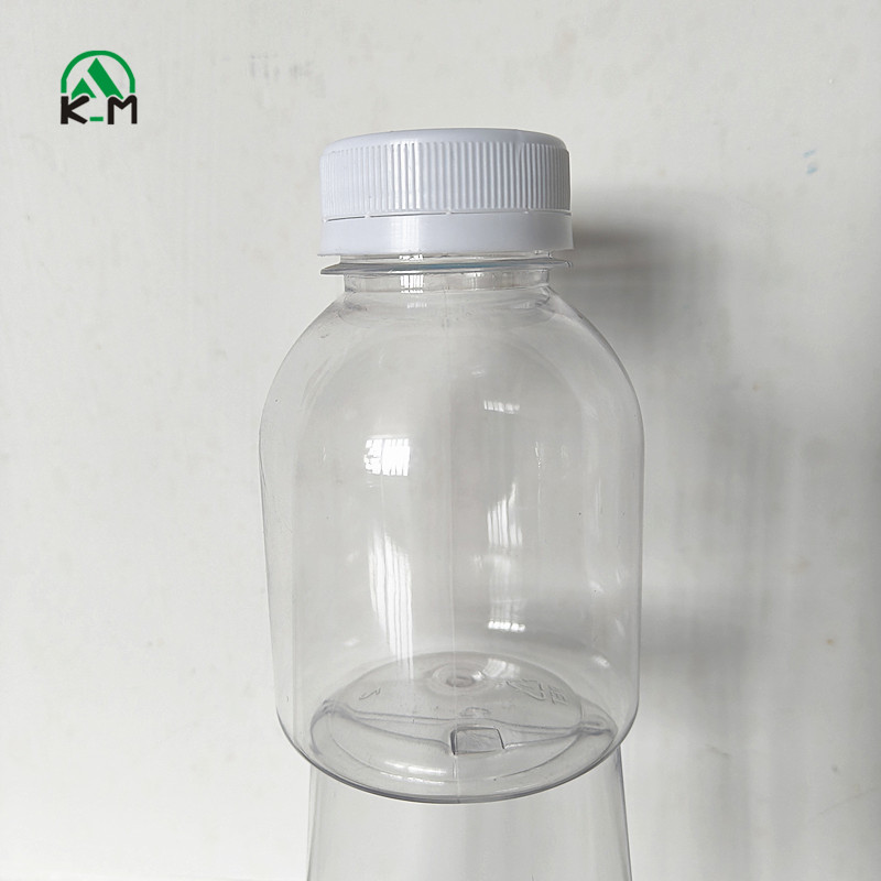 网红pet饮料瓶38口创意塑料胖胖瓶嘟嘟瓶批发透明果汁瓶奶茶带盖