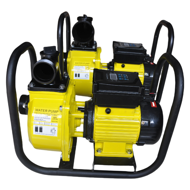 New Model 2inch 3inch Dc Solar Water Pump High-Pressure High-Lift Water Pump Intelligent Variable Frequency Self-Priming Pump Universal for Household Use