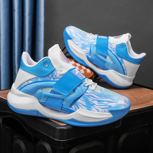 Can Be Shipped on Behalf of Others: 5Th Generation Glow-In-The-Dark Basketball Shoes for Men, Shock-Absorbing Sneakers, Non-Slip and Wear-Resistant Women's Sports Shoes That Make a Sound When Rubbed