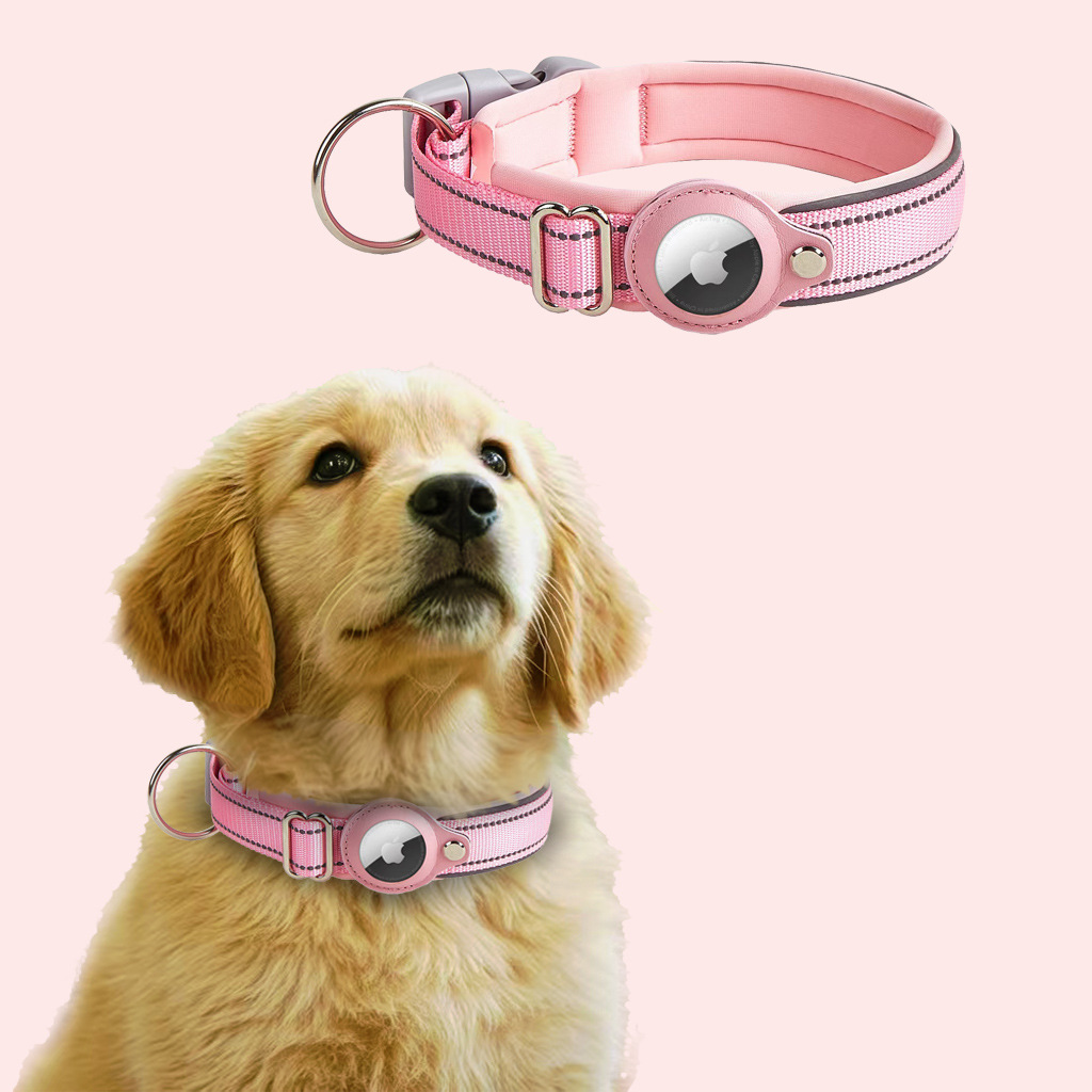 Collar de posicionamiento de mascotas de punto transfronterizo Collar de perro Apple AirTag