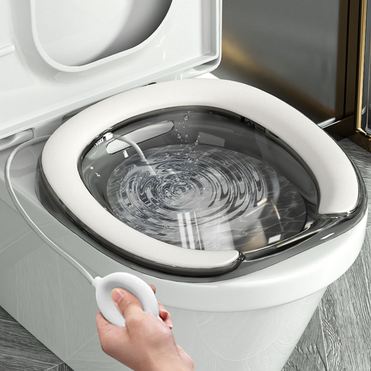 Bidet for Women, Hemorrhoid Relief, Men's and Pregnant Women's Toilet, Butt Washing Basin, Butt Washing Tool, Girls' Steaming Squat-Free Basin