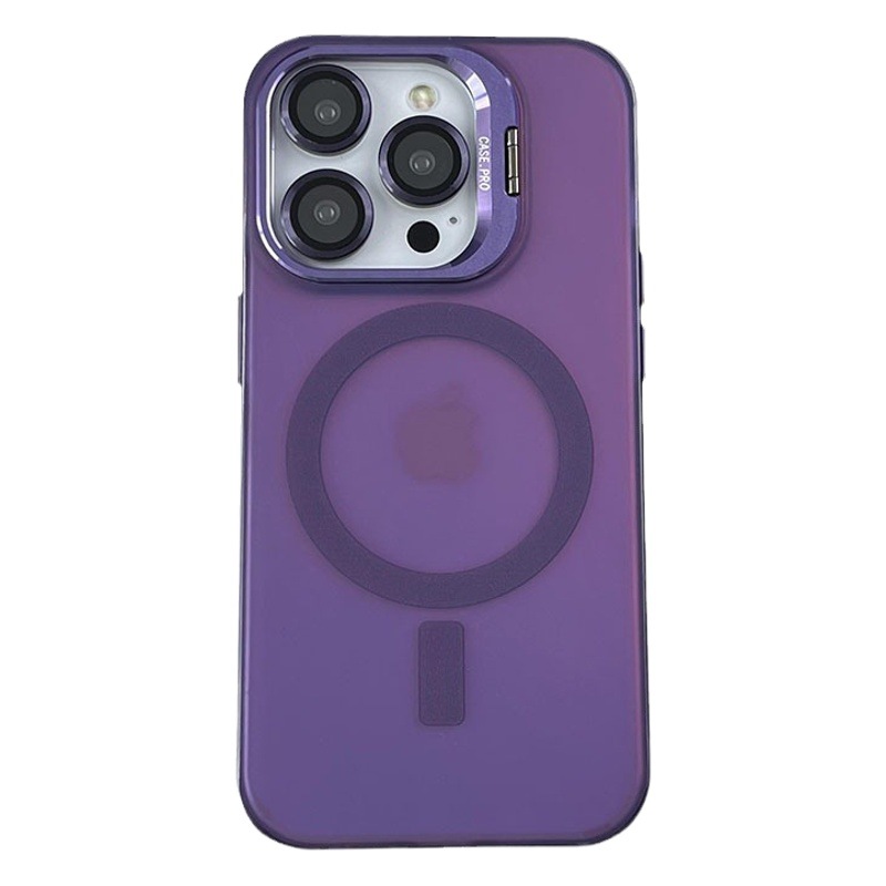 Carcasa para iPhone 16 con Diseño IMD de Colores Cambiantes y Deslumbrantes, Soporte Metálico para Lente de Apple 17 Pro, Atracción Magnética 15