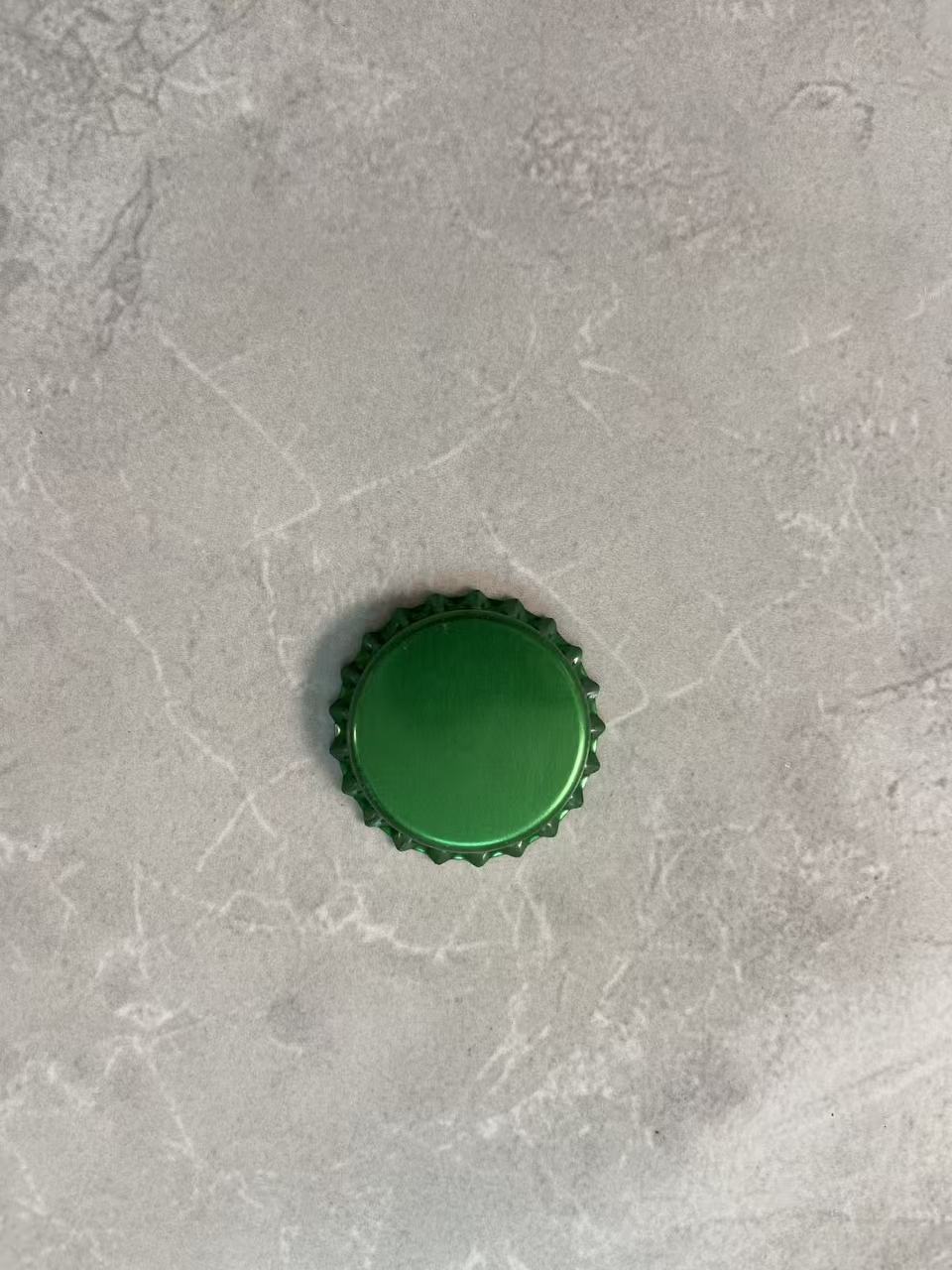 26mm (bright green); tinplate