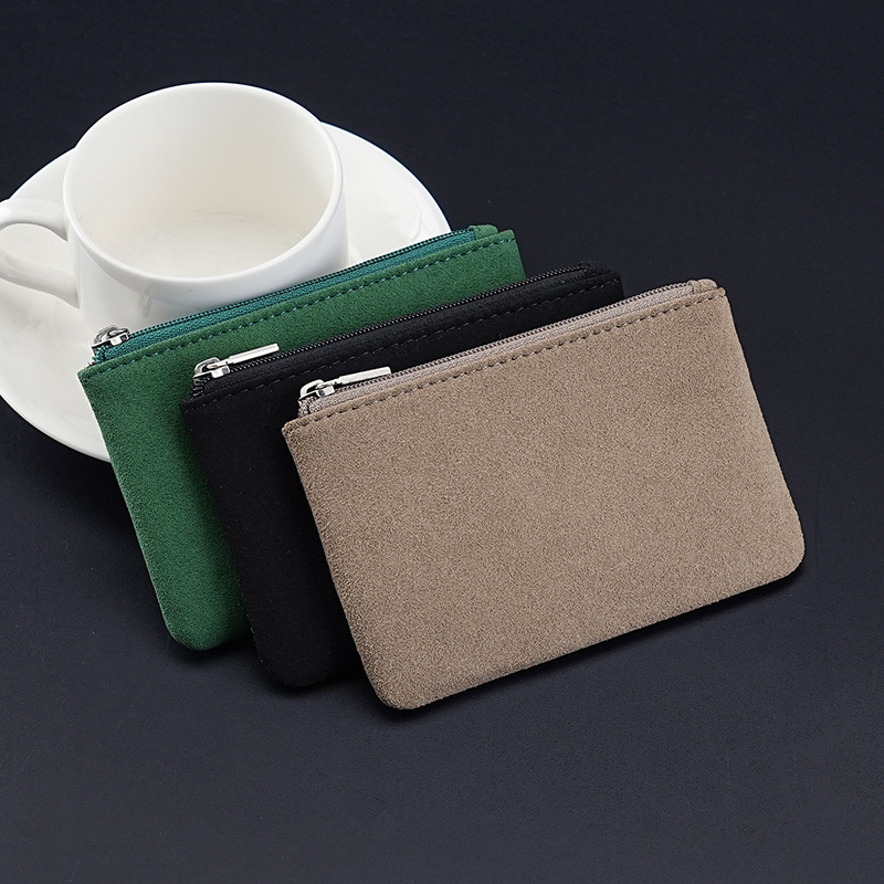 Bolso de cambio, bolso de bolsa de piel, bolso de almacenamiento, bolso de tarjetas, bolso de tarjetas, bolso de llaves, bolso de tarjetas de cambio, cartera encantadora, mujer