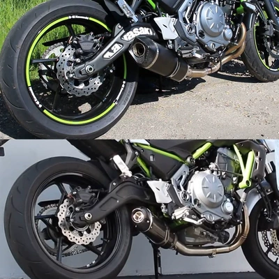 Exhaust pipe modified exhaust NINJA650 front