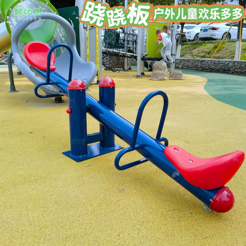 Детский сад, детская уличная качалка, парковые развлекательные сооружения, 4-местная качалка-балансир