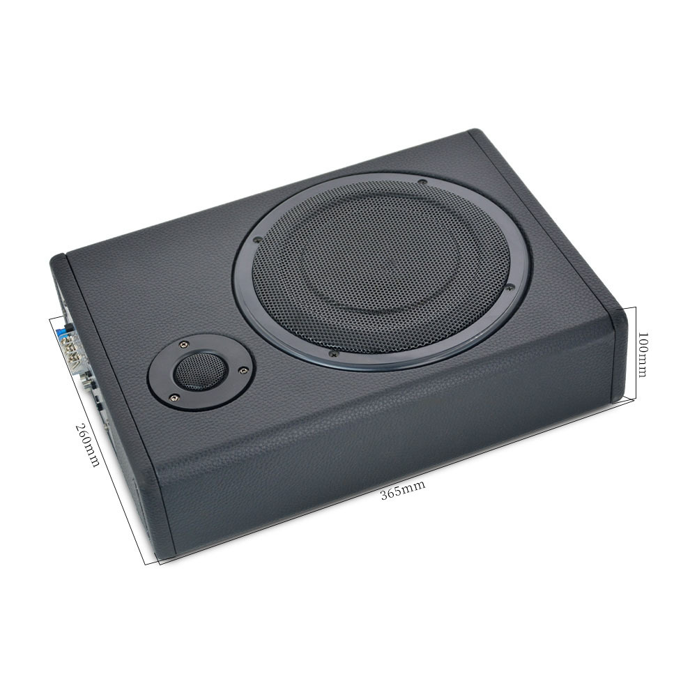 Tiger-print 8-inch car audio ultra-thin subwoofer 12V with treble active car seat modified speaker