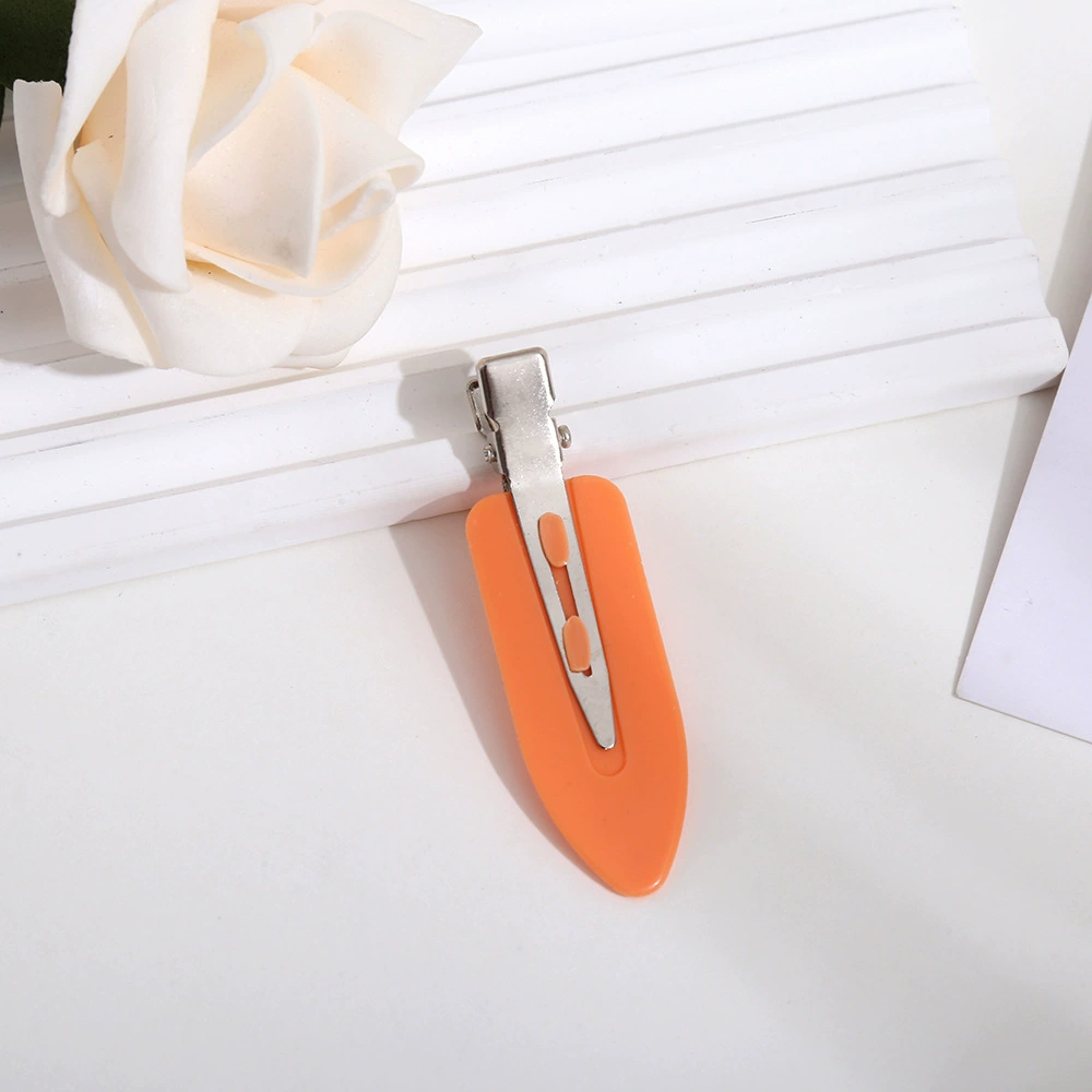 Universal acrylic matte hairgrip, cute cream hair accessory, wholesale