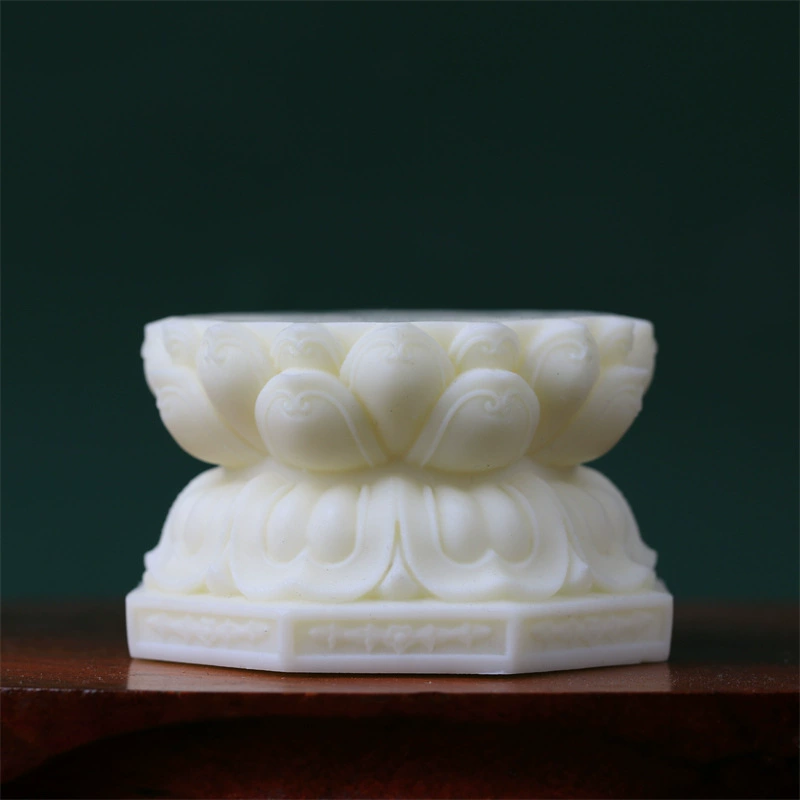 Фрукты цвета слоновой кости Статуи Будды Гуаньинь База лотоса Бодхисаттва Гуаньинь Стол для размещения Позолоченный базовый стол для высоты