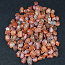 天然南红玛瑙原石碎石颗粒消磁水晶石头水晶碎石装饰摆件
