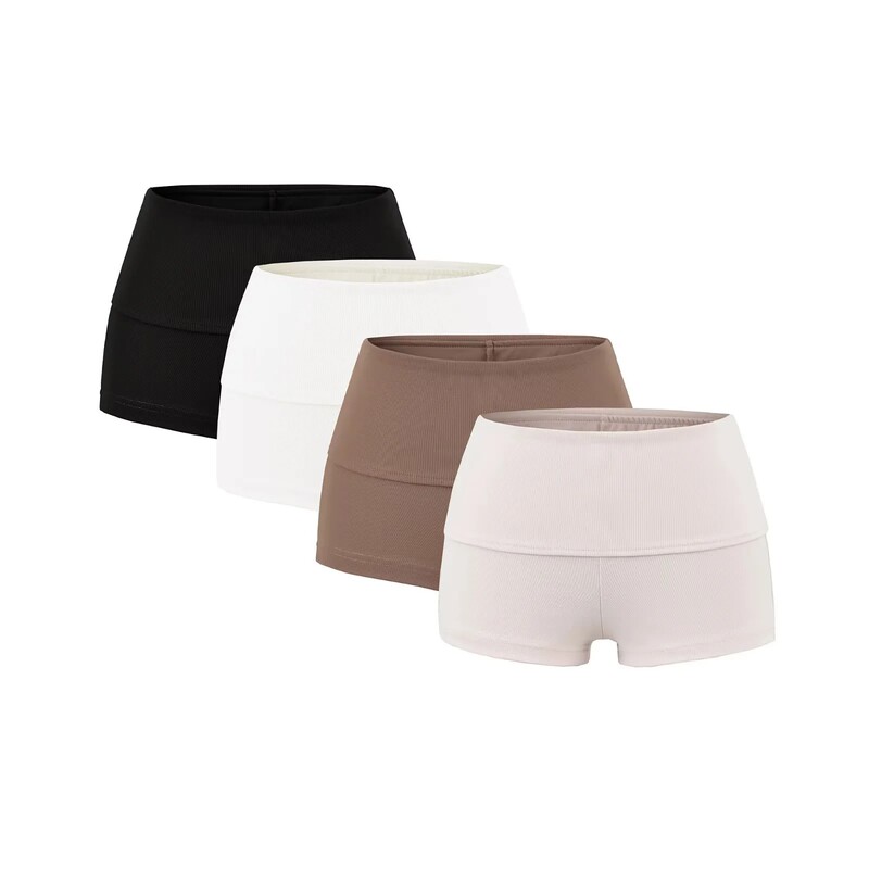 Ins High-Waisted Cuffed Yoga Fitness Shorts 2026 Summer New Style Hip-Hugging Tight Running Shorts Super Short Shorts Ins High-Waisted Cuffed Yoga Fitness Shorts 2026 Summer New Style Hip-Hugging Tight Running Shorts Super Short Shorts