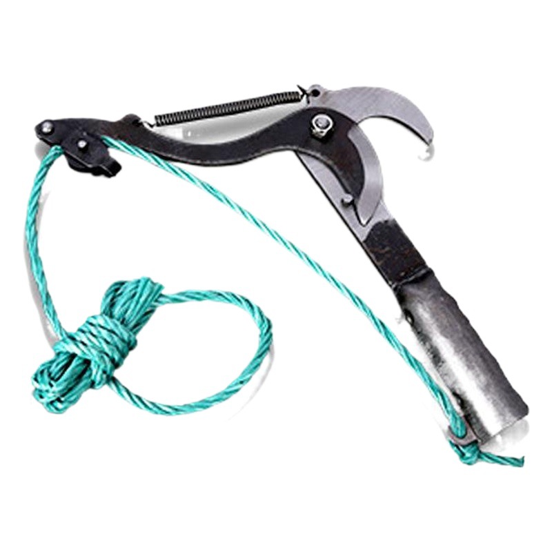 Herramientas de jardín agrícola de gran altitud tijeras de rama negro N ° 3 polea simple con cuerda biblioteca de hierro con varilla de alta rama tijeras cuchillo