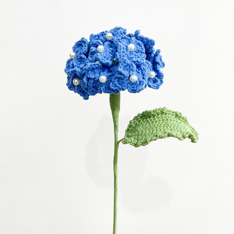 クロスボーダーの手編みの完成品の小さい花束は花の毛糸のメリヤスの花束を模倣します。|undefined