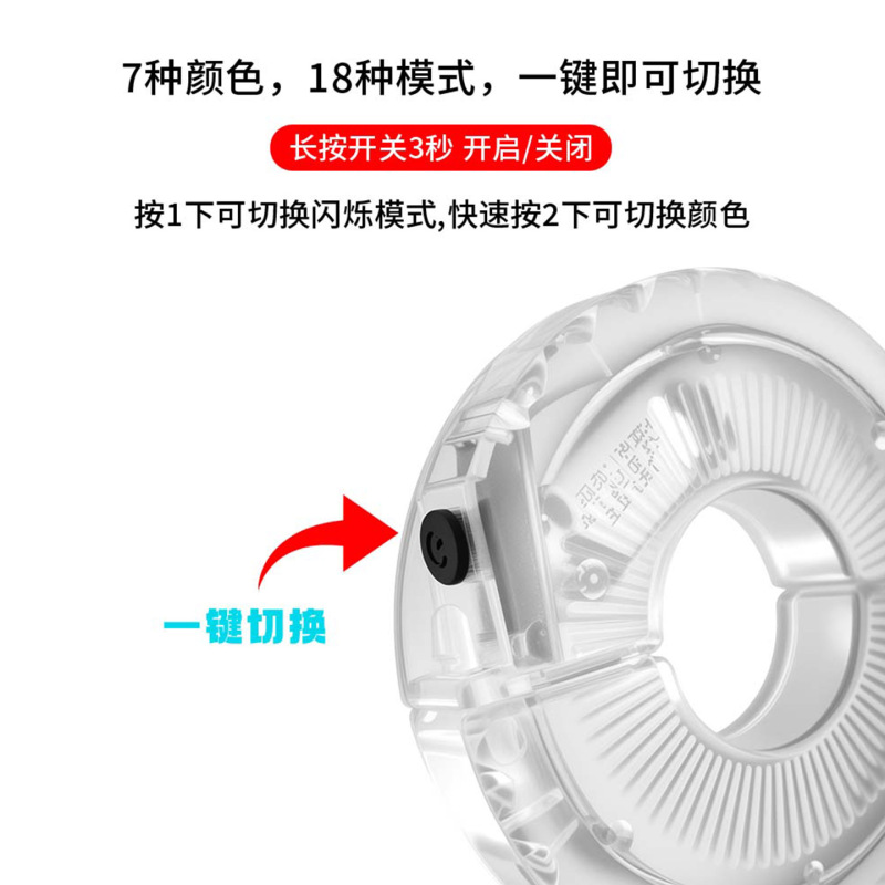 xpush 新しい子供用バランスカーハブライト自転車ホイールハブ装飾ライト夜間走行カラフルなホットウィール充電|undefined