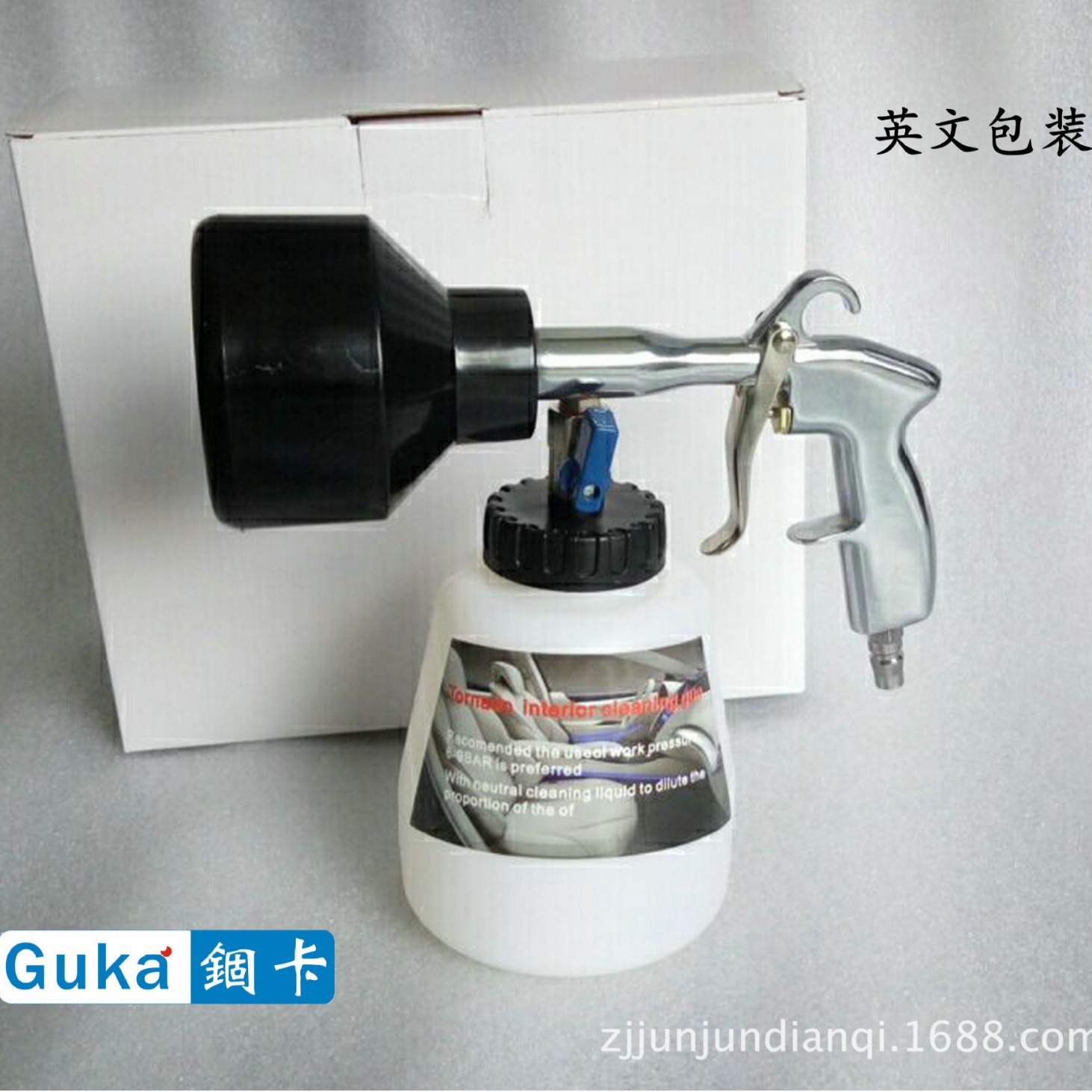 锢卡洗车泡沫枪手提式清洁枪气动枪雪花枪泡沫洗车喷壶家用