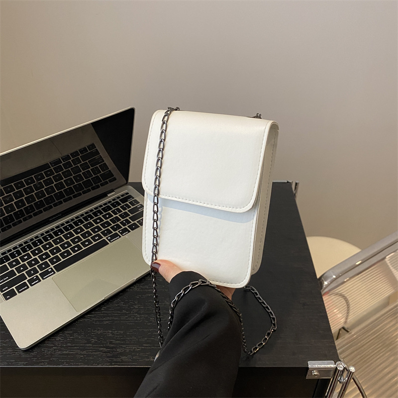 Art francés simple ocio cadena bolso de mano de mano de verano 2024 nuevo paquete de textura de alta calidad universal