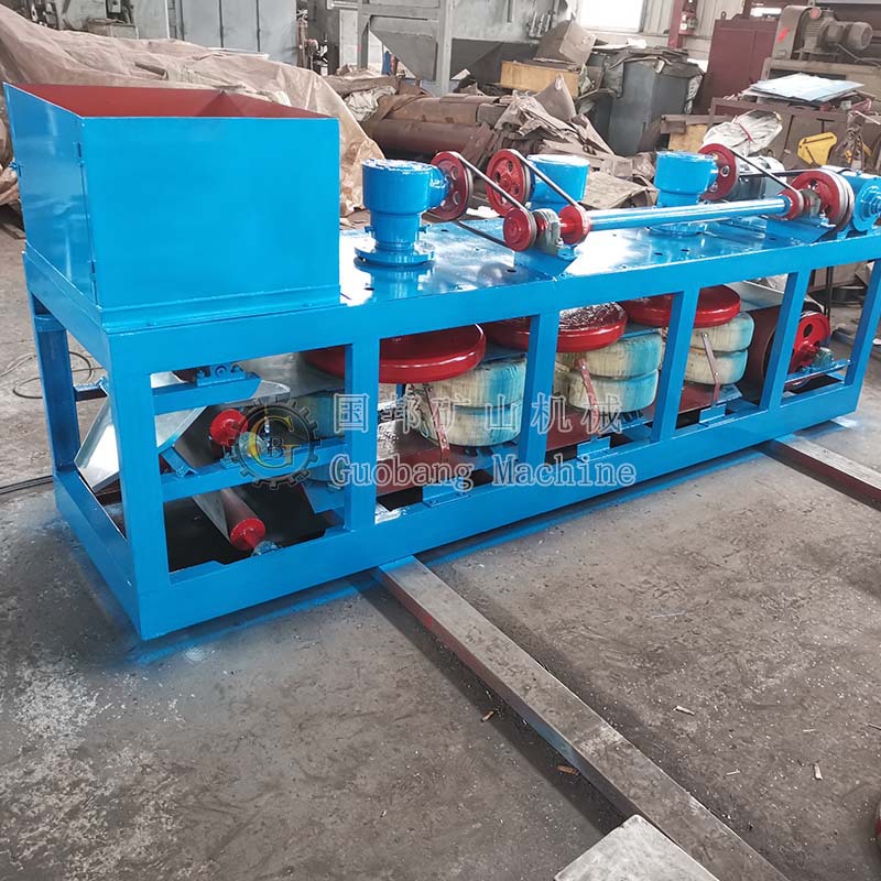 三盘带式磁选机褐铁赤铁钨矿用强磁稀土矿用电磁磁选设备强效磁力