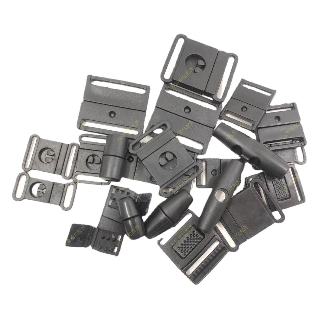 Factory direct supply high quality plastic buckle ultra-thin flat square buckle square buckle