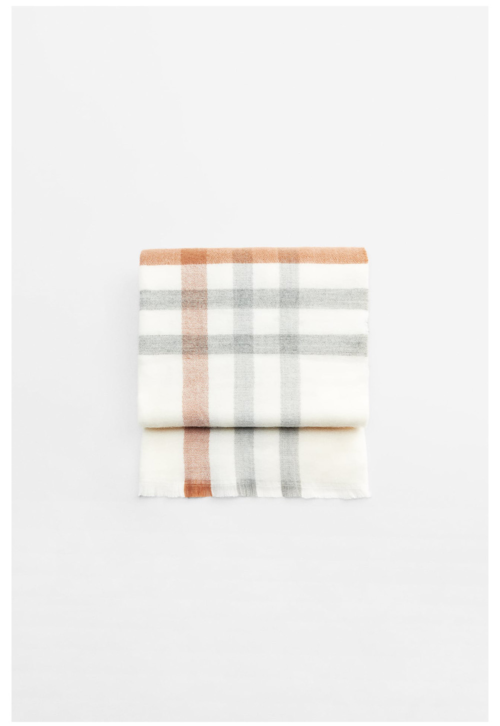 Bufanda de invierno mujer cuadros suave efecto cachemir cálida_voghion.com