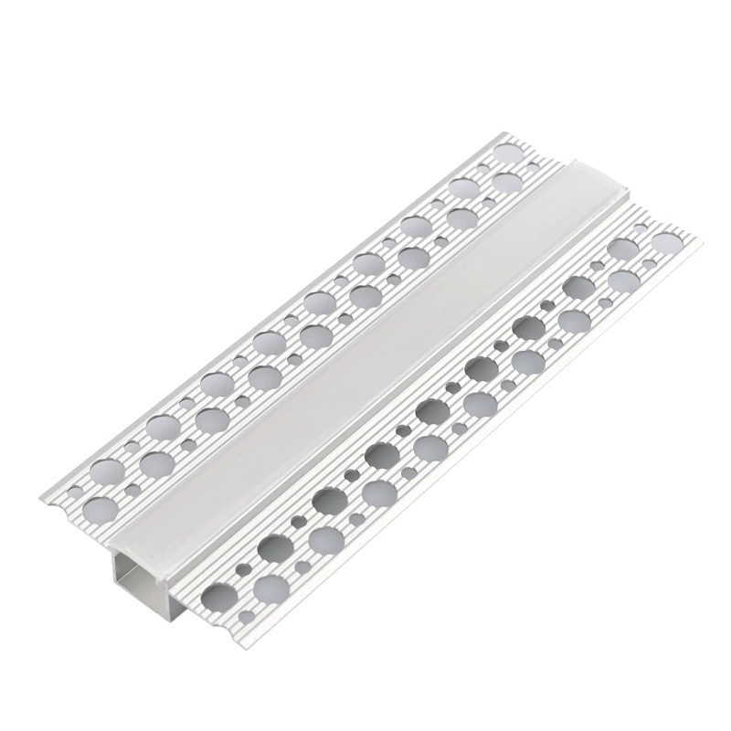 Линейная лампа канавка линейная алюминиевая канавка Встроенная лампа шкафа привело жесткий бар лампа верхний угол гардероба лампа полосы лампы