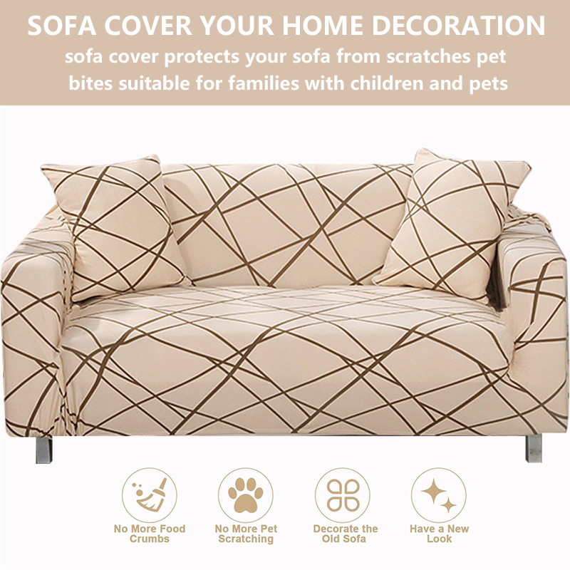 Simple modern sofa cover all-inclusive elastic knitted single three-person solid color sofa cushion universal sofa towel wholesale