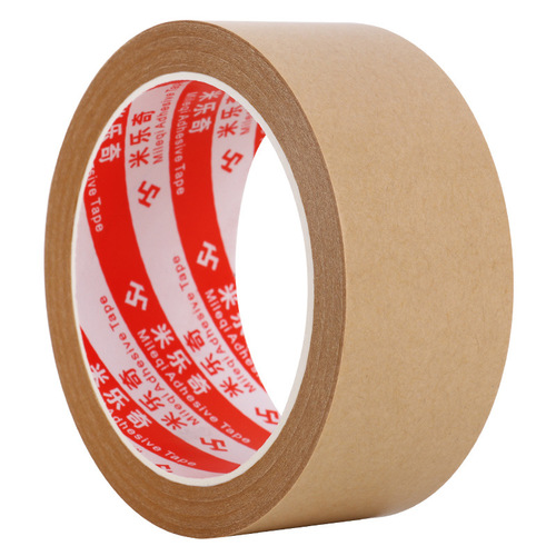 Water-free kraft paper tape, environmentally friendly, degradable kraft paper glue, writable, waterproof, wear-resistant, high-viscosity painting framing tape