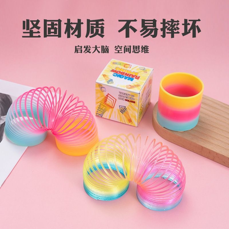 Caixa de arco iris círculo medio comercio electrónico transfronterizo venta caliente Taobao bobina explosiva Yiwu barraca juguetes al por mayor