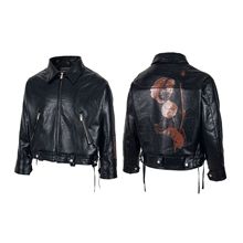 2025秋冬新款E@RD忧郁的富二代限定皮衣夹克外套男女同款一件批发