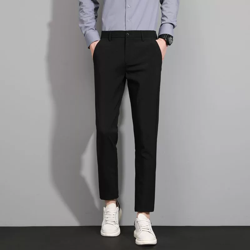 Trousers, autumn classic suit jacket, high-quality style, loose straight fit