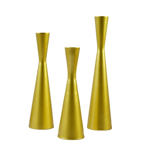 Cross-border supply iron candlestick set iron small waist candlestick ornaments table decoration western food American candlestick