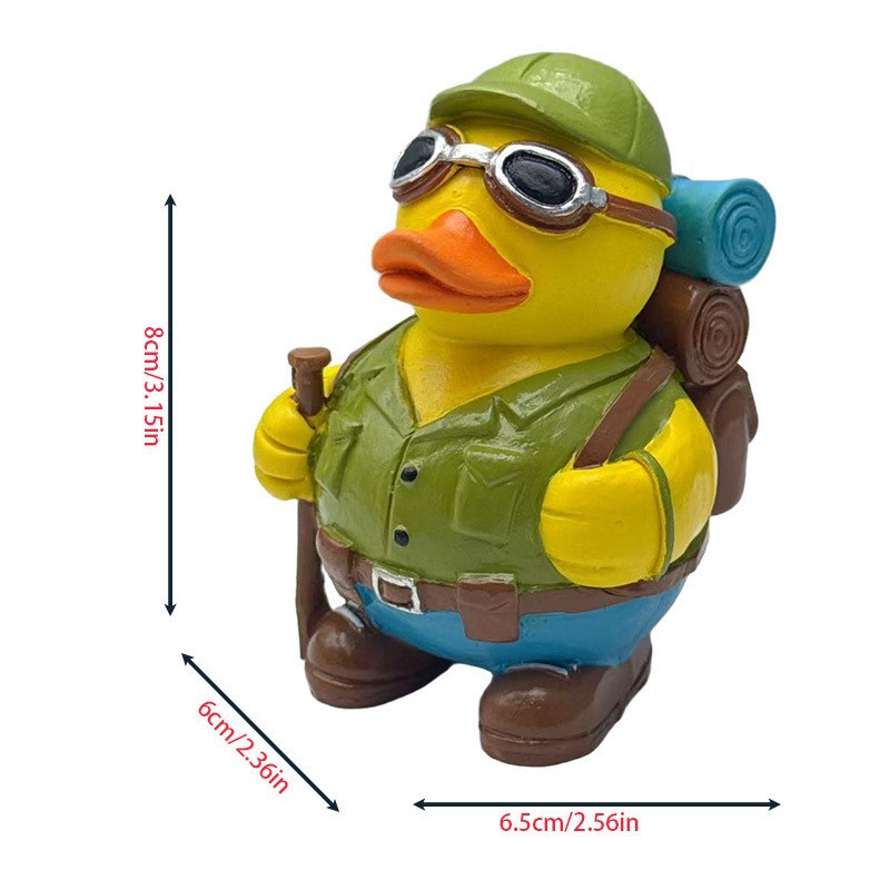 Nuevo producto transfronterizo, Pato Vegetal de Diseño Peculiar, Artesanía de Resina de Pato Vegetariano