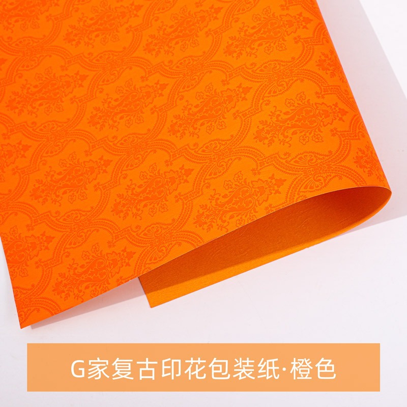 Grueso vintage impreso papel Kraft gran marca estilo flor papel de embalaje ramo material de embalaje Flor de Papel floral