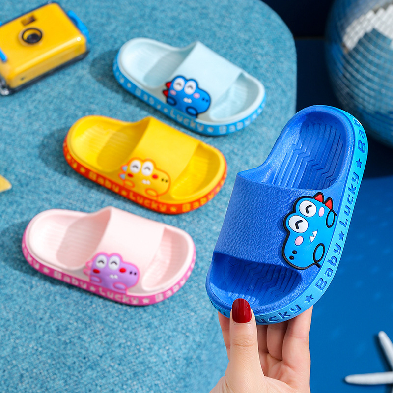 Children's Slippers Summer Boys Bathroom Bath Indoor Non-slip Soft Bottom Baby Home Cartoon Cute Girl Sandals