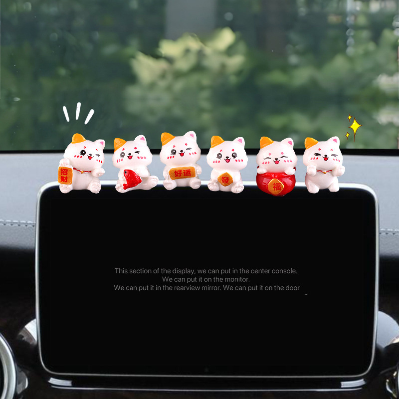 Tarjeta de estacionamiento temporal para automóvil Zhafu Cat, placa de teléfono móvil para mujer, placa de número de teléfono móvil para automóvil, suministros decorativos ocultos