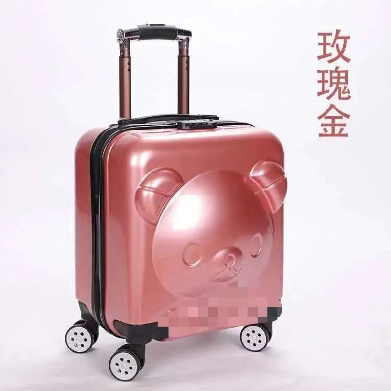 Nuevo cartón de dibujos animados para niños, maletero para hombres y mujeres, maleta libre de envío, caja de contraseña de 18 pulgadas, maleta de embarque de 20 pulgadas