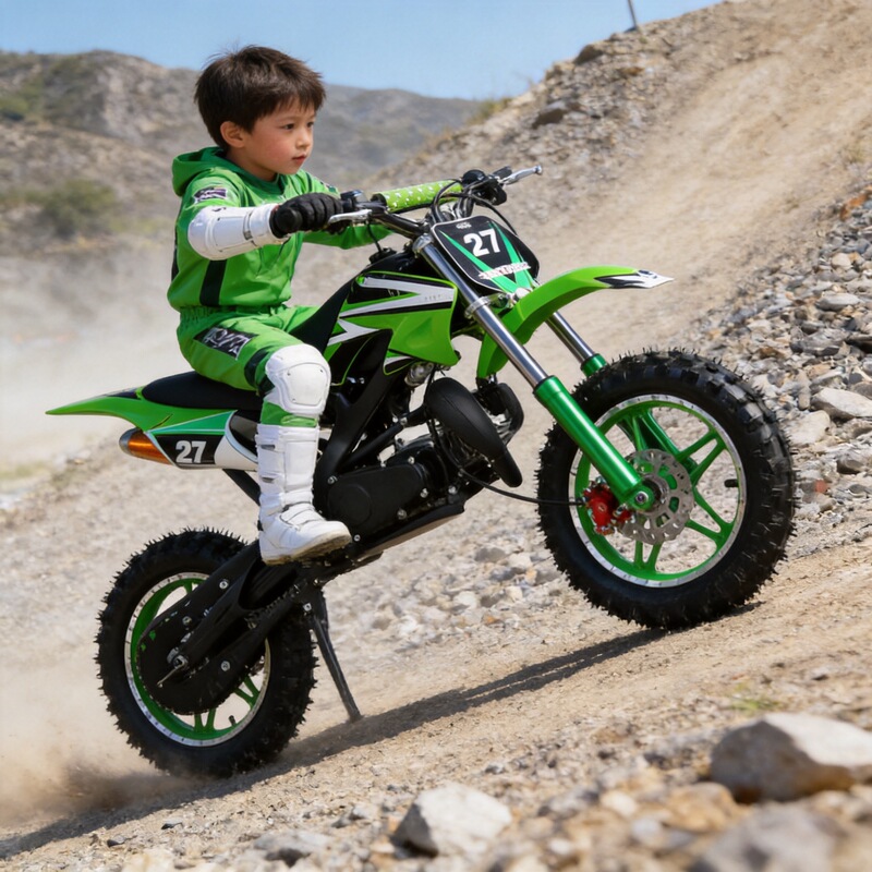49Cc Off-Road Motorcycle Two-Stroke Kidsren's Off-Road Mountain Bike Motorcycle Racing Kidsren's Car Mini Off-Road King