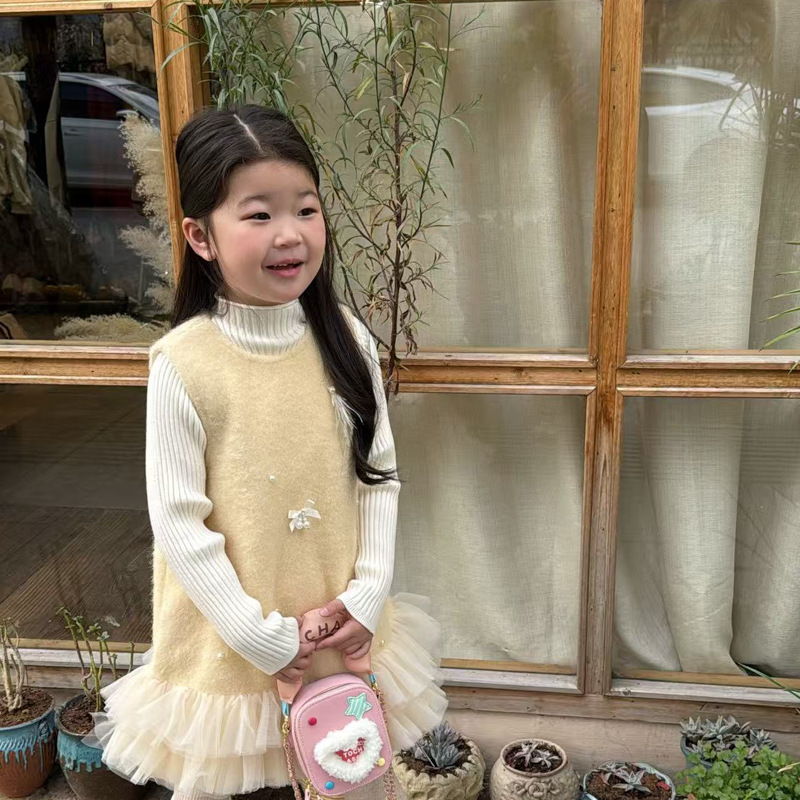 Dulce y lindo corazón de niña exquisita mini bebé bolso de mano nubes 2026 bolso de comercio exterior transfronterizo para niños