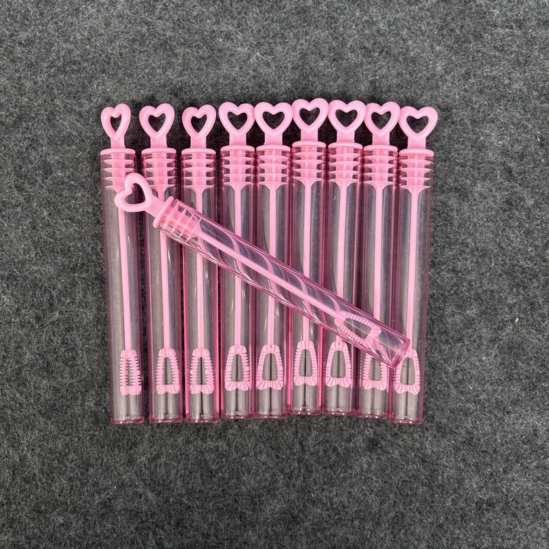 러브 핑크 버블 지팡이(기본 12개 팩, 다른 사양이 필요한 경우 참고하세요)