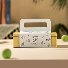 现货曲奇饼干包装盒手提伴手礼礼盒马口铁盒包装烘焙糕点空盒批发