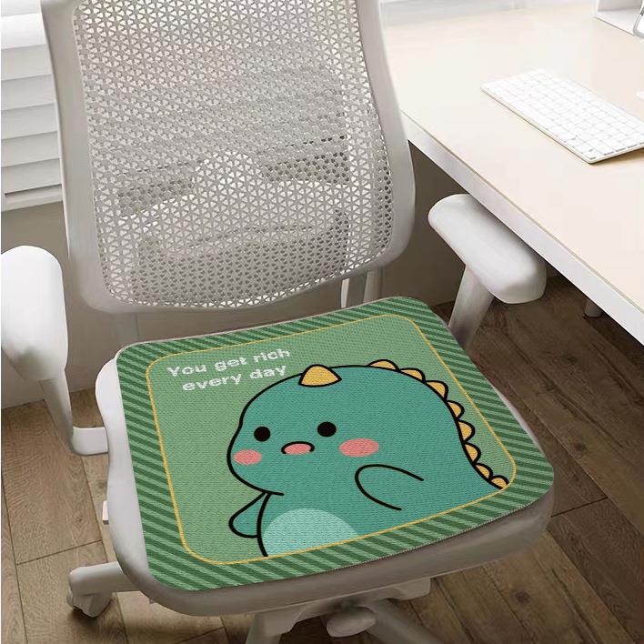 Cojín de Seda de Hielo para Silla Transpirable para Oficina y Estudio